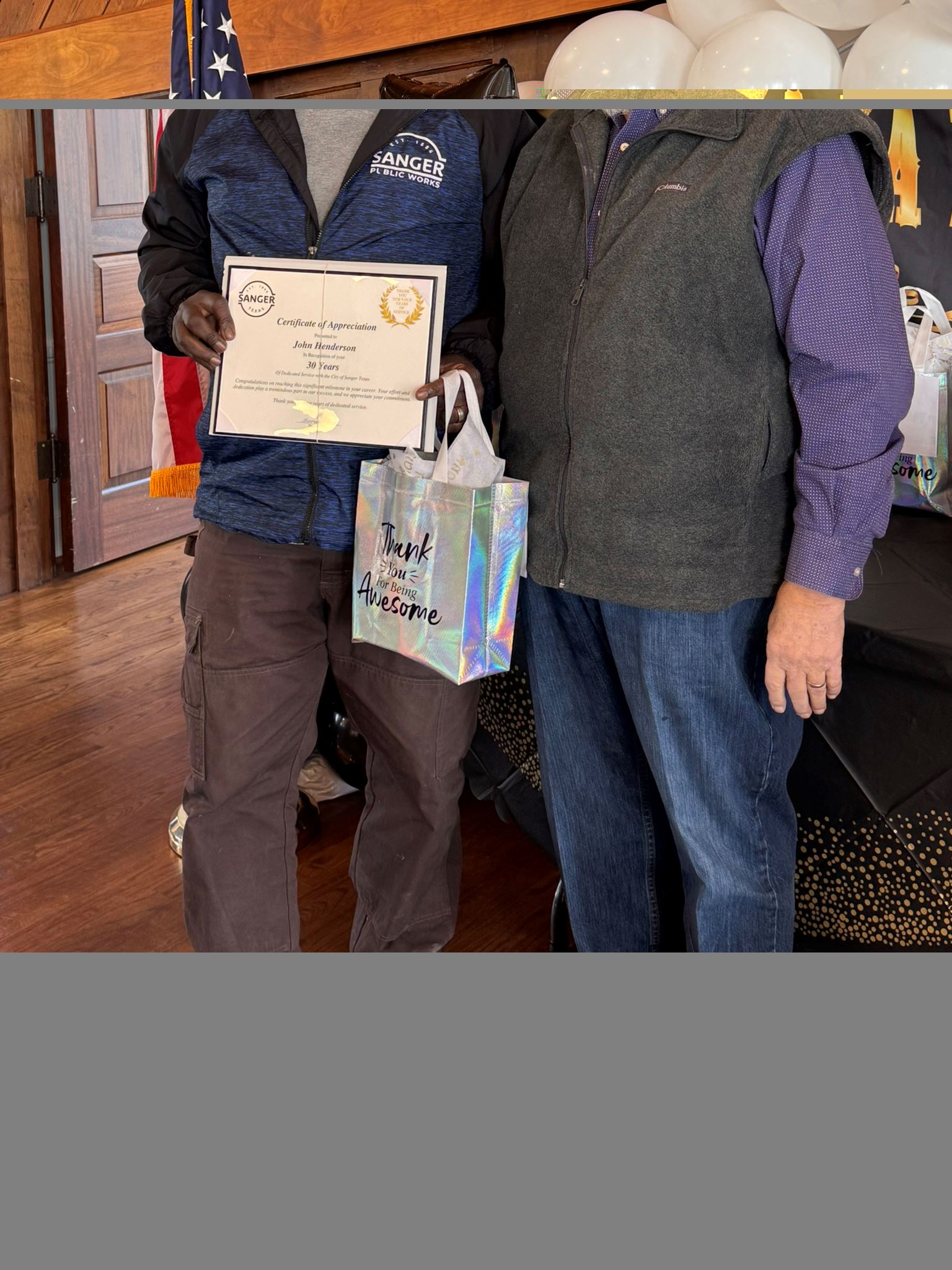 Employee Service Award Photo